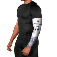 Custom Norway Football Arm Sleeves Ro Ro Ro Viking Glory