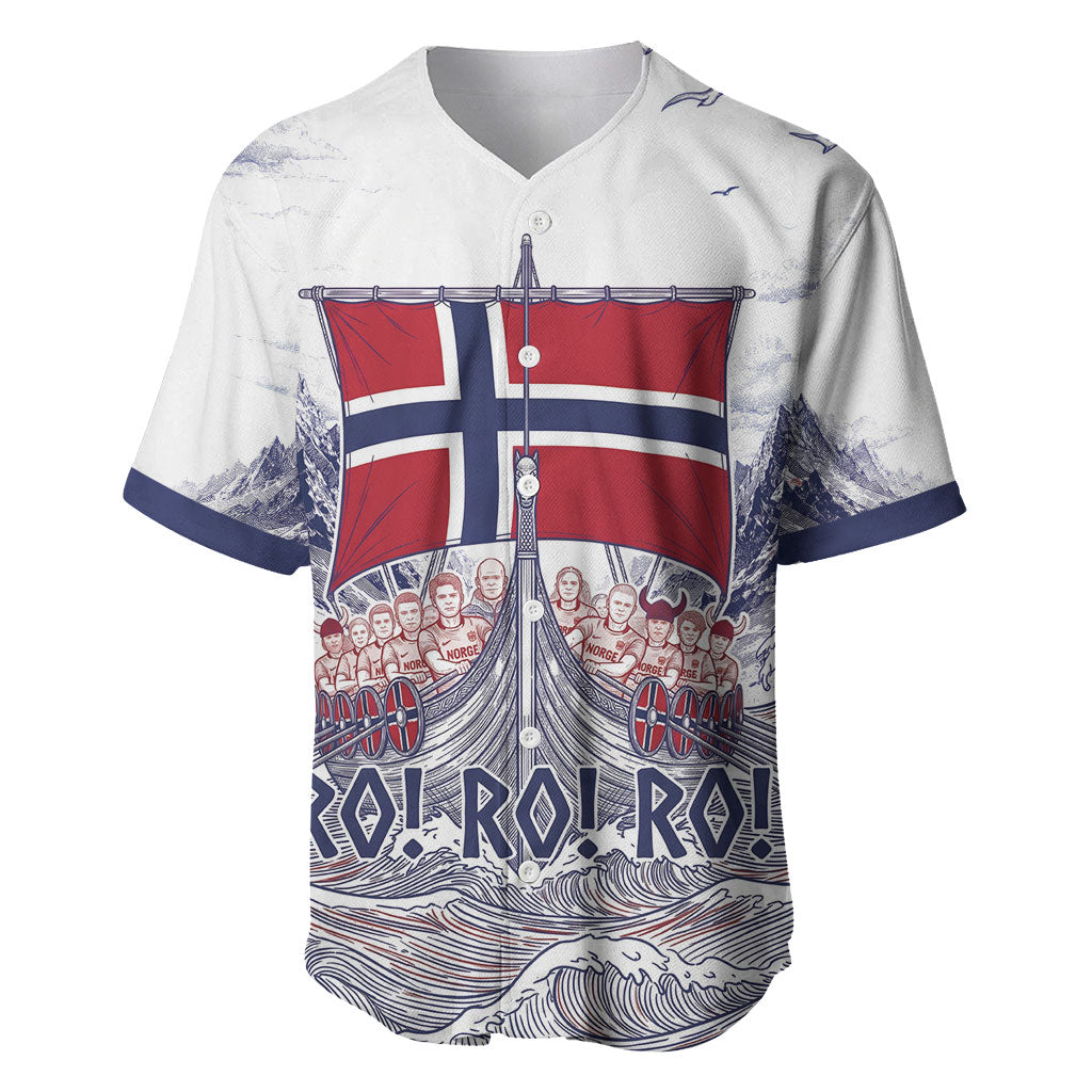 Custom Norway Football Baseball Jersey Ro Ro Ro Viking Glory