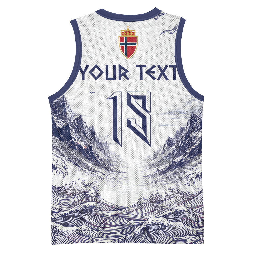 Custom Norway Football Basketball Jersey Ro Ro Ro Viking Glory