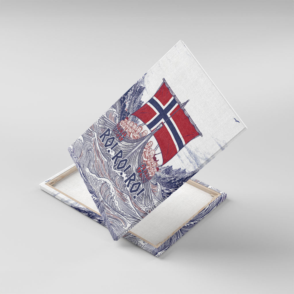 Norway Football Canvas Wall Art Ro Ro Ro Viking Glory