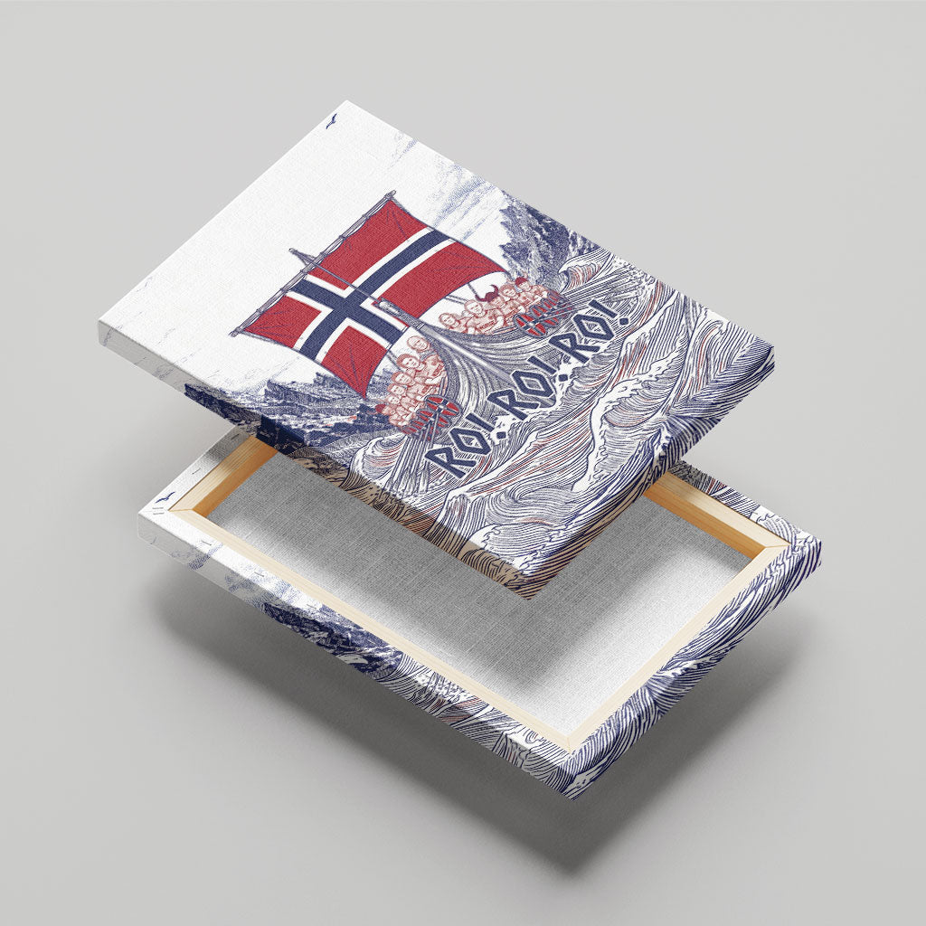 Norway Football Canvas Wall Art Ro Ro Ro Viking Glory