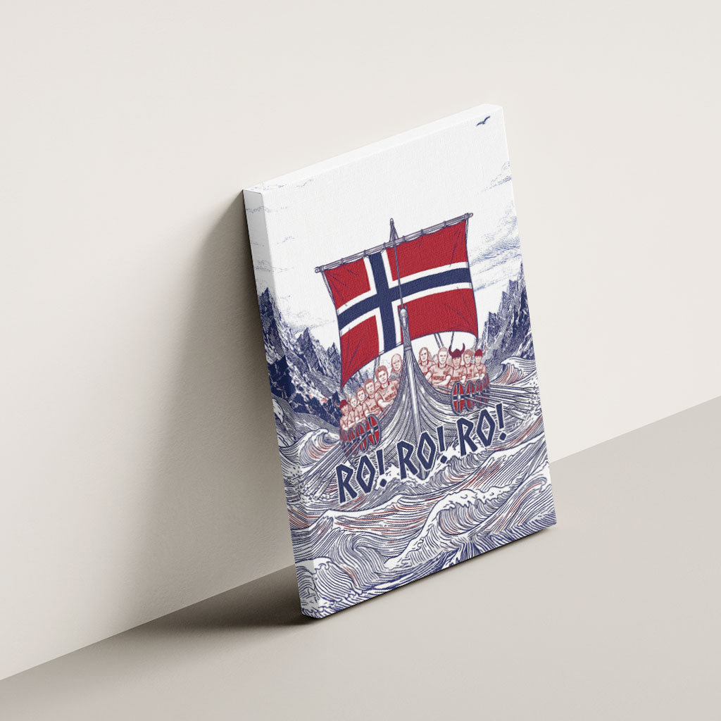 Norway Football Canvas Wall Art Ro Ro Ro Viking Glory