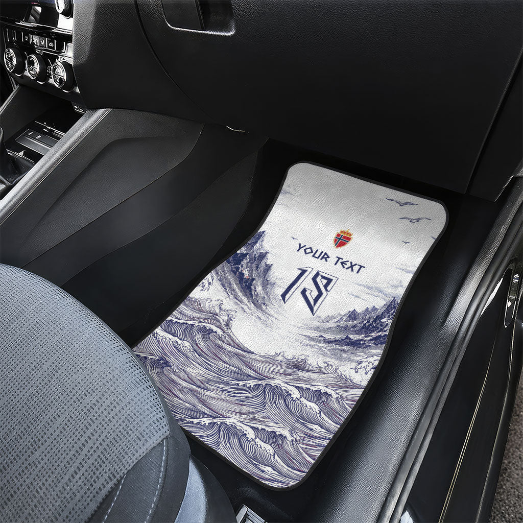 Custom Norway Football Car Mats Ro Ro Ro Viking Glory