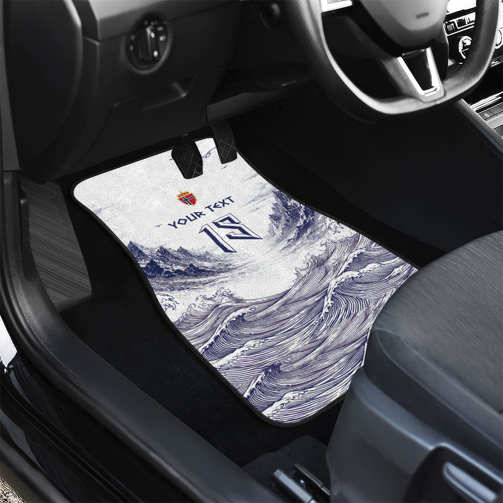 Custom Norway Football Car Mats Ro Ro Ro Viking Glory