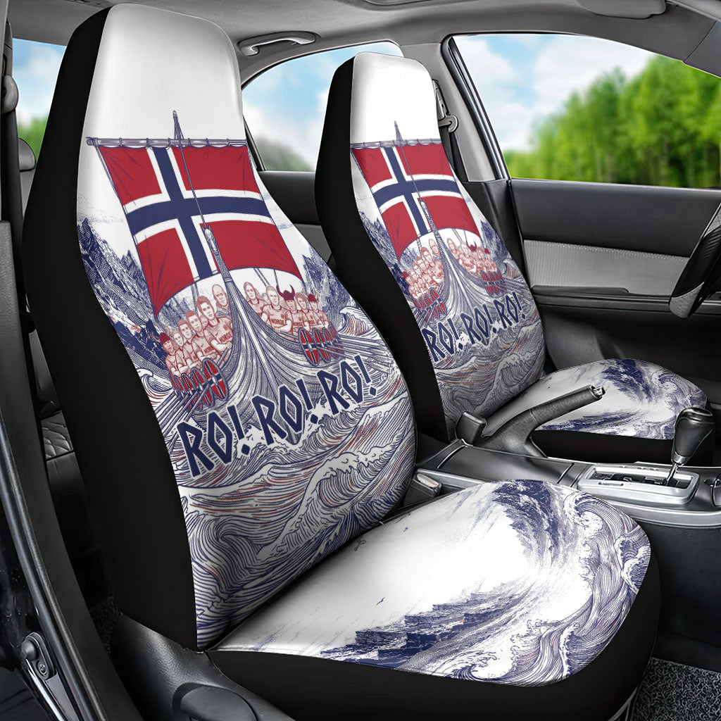 Norway Football Car Seat Cover Ro Ro Ro Viking Glory