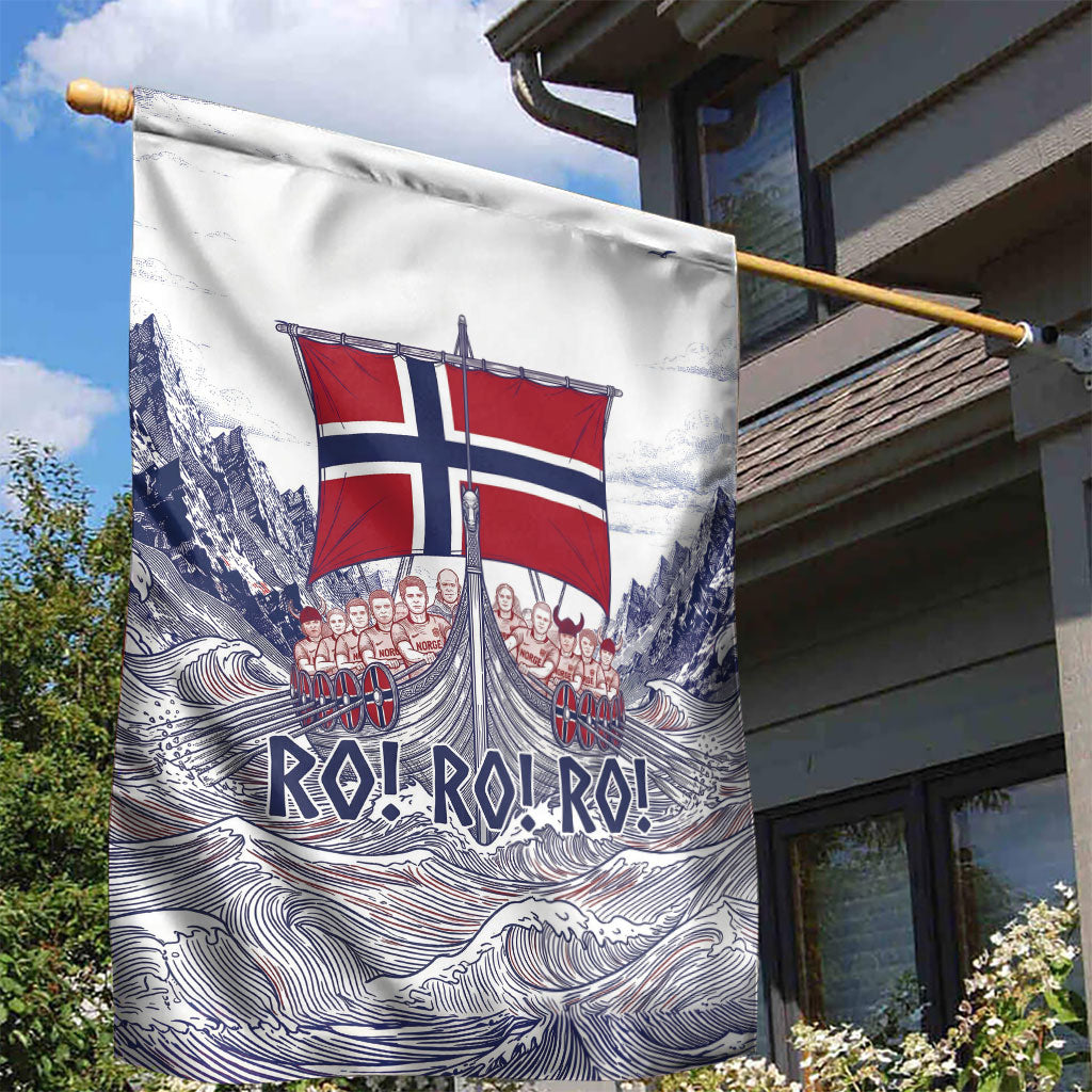 Norway Football Garden Flag Ro Ro Ro Viking Glory