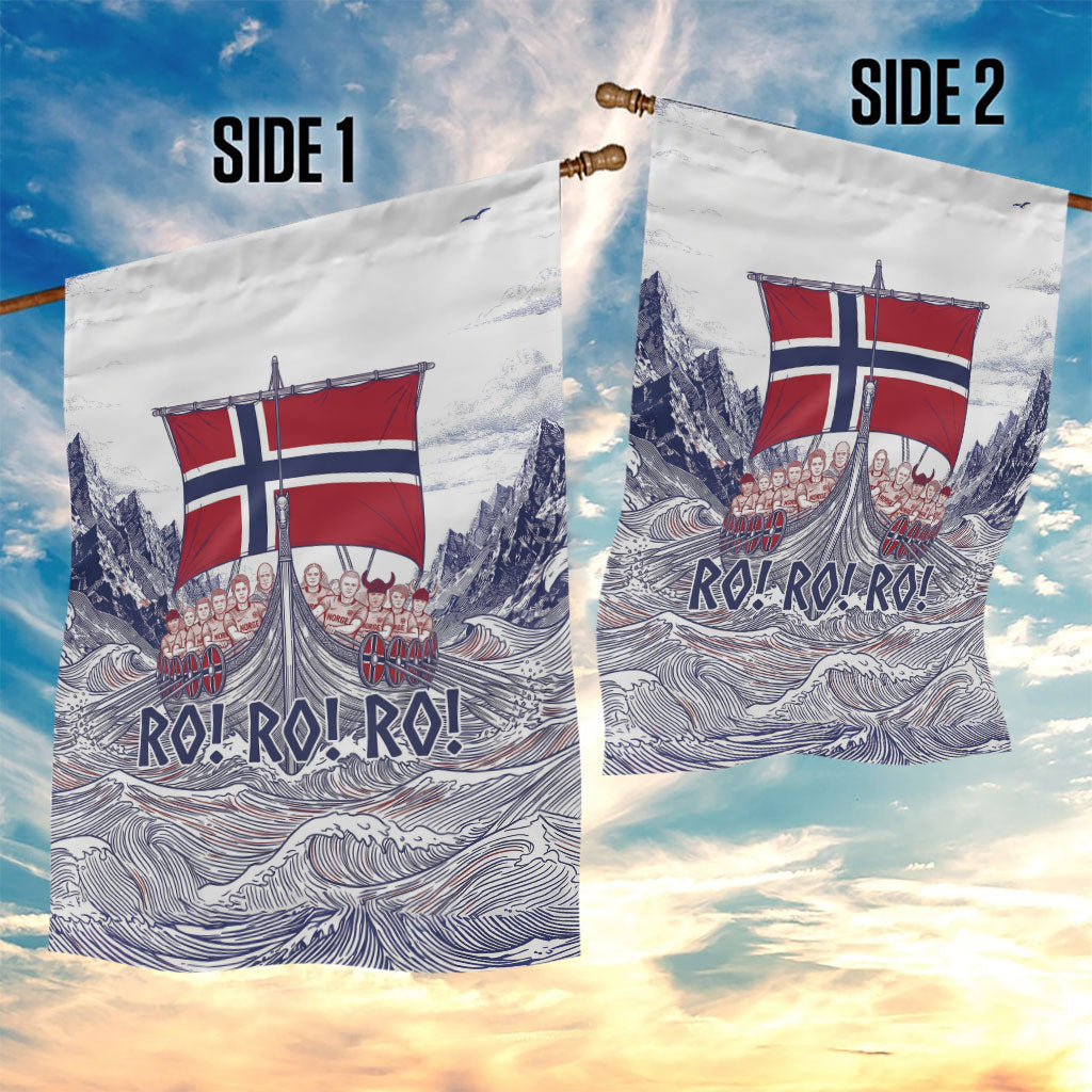 Norway Football Garden Flag Ro Ro Ro Viking Glory