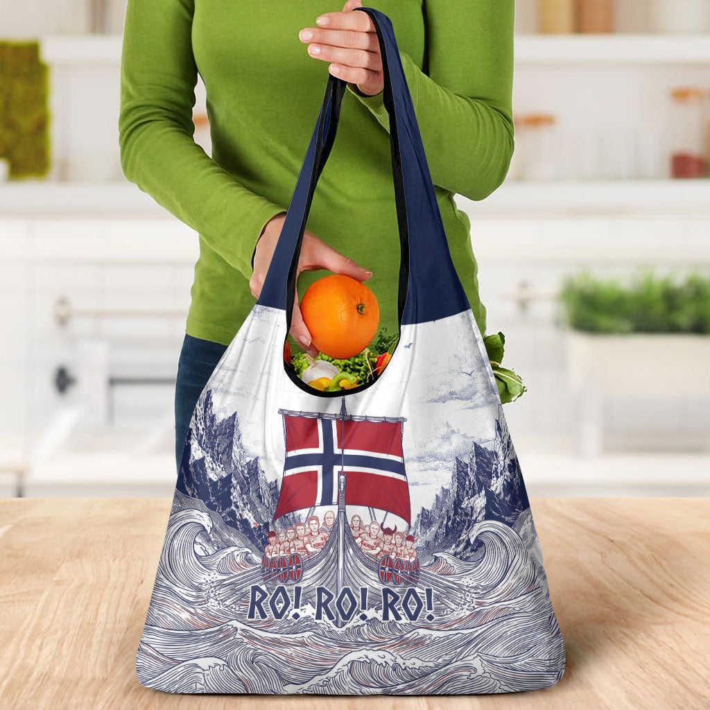 Norway Football Grocery Bag Ro Ro Ro Viking Glory
