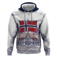 Custom Norway Football Hoodie Ro Ro Ro Viking Glory