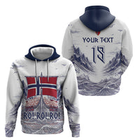 Custom Norway Football Hoodie Ro Ro Ro Viking Glory