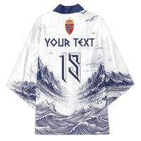 Custom Norway Football Kimono Ro Ro Ro Viking Glory