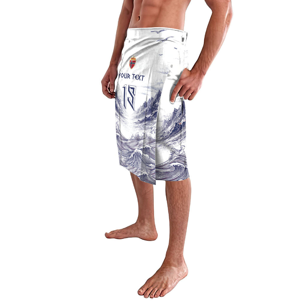 Custom Norway Football Lavalava Ro Ro Ro Viking Glory