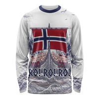 Custom Norway Football Long Sleeve Shirt Ro Ro Ro Viking Glory