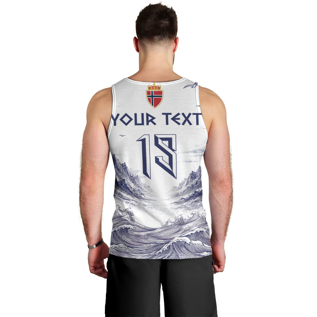 Custom Norway Football Men Tank Top Ro Ro Ro Viking Glory