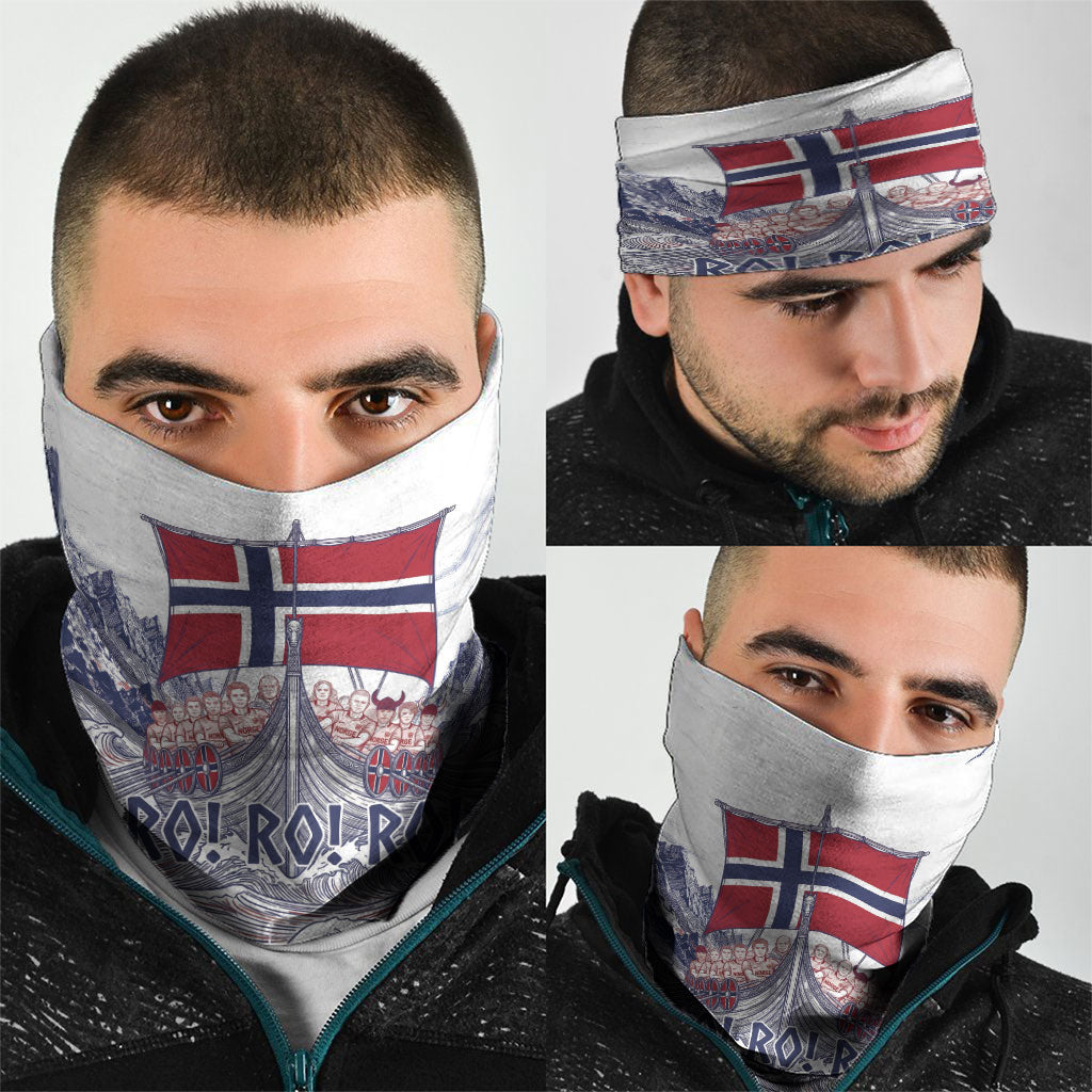 Norway Football Neck Gaiter Ro Ro Ro Viking Glory