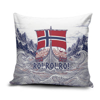 Norway Football Pillow Cover Ro Ro Ro Viking Glory