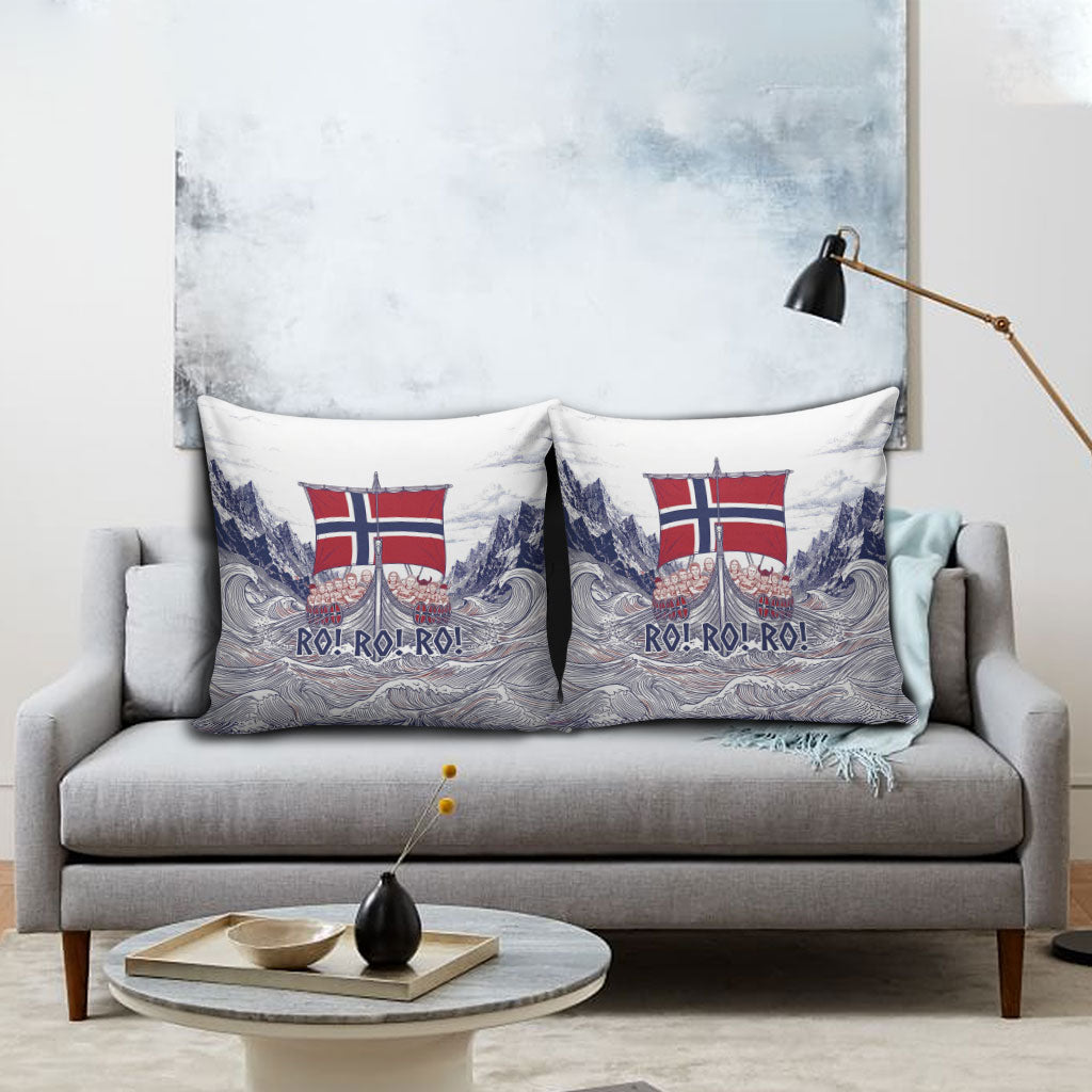 Norway Football Pillow Cover Ro Ro Ro Viking Glory