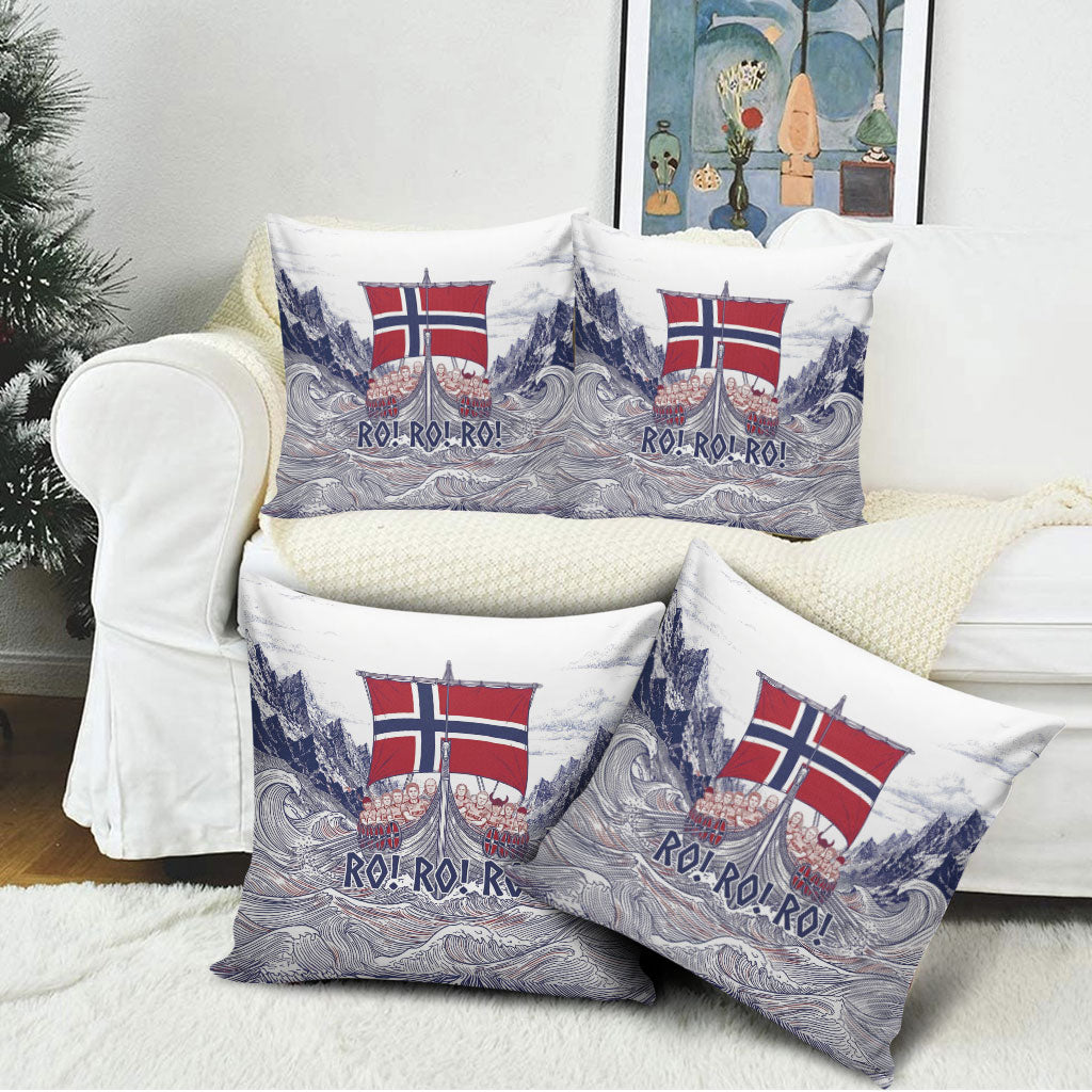 Norway Football Pillow Cover Ro Ro Ro Viking Glory