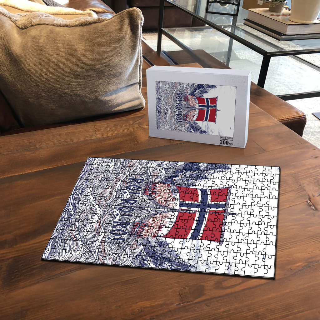 Norway Football Puzzle Ro Ro Ro Viking Glory