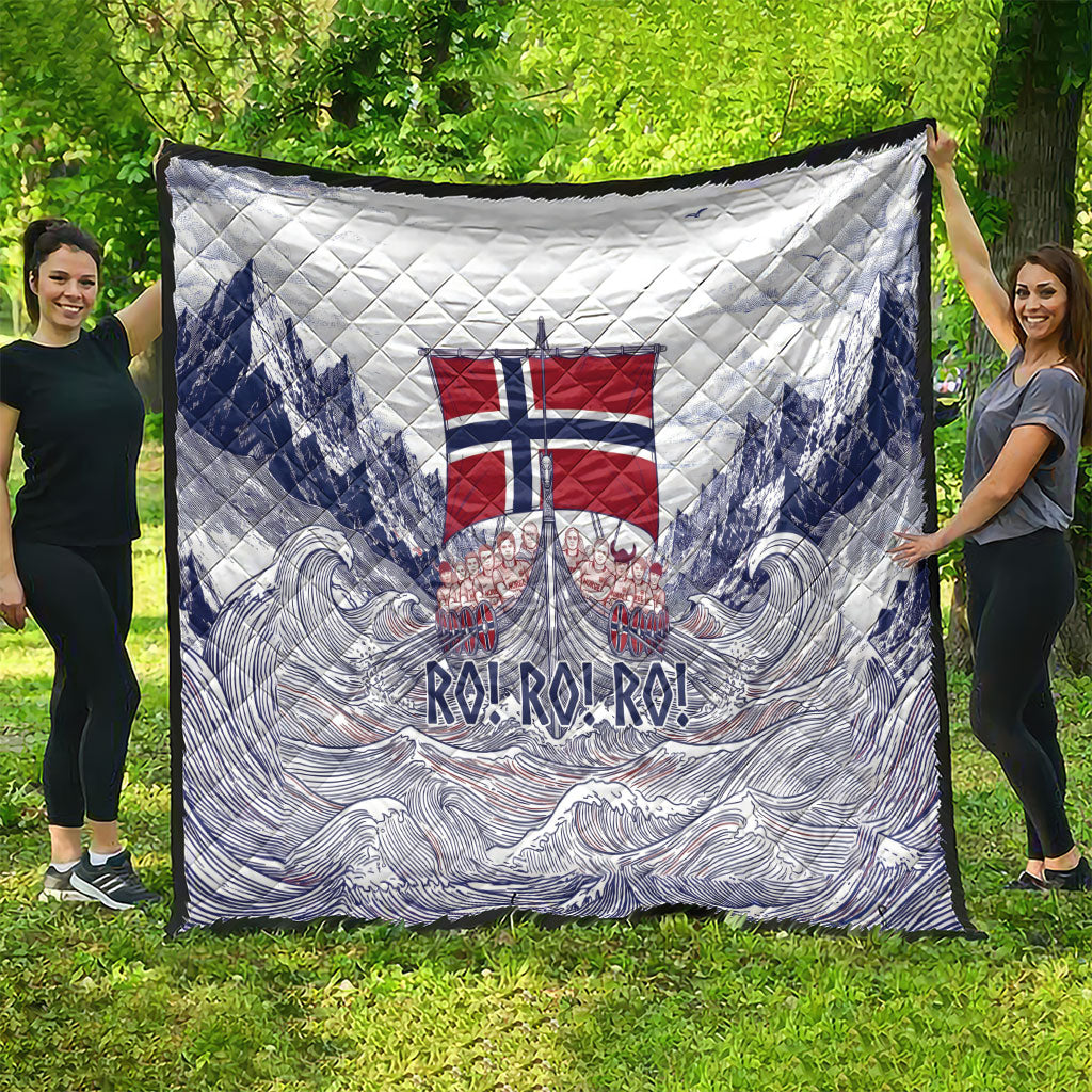 Norway Football Quilt Ro Ro Ro Viking Glory
