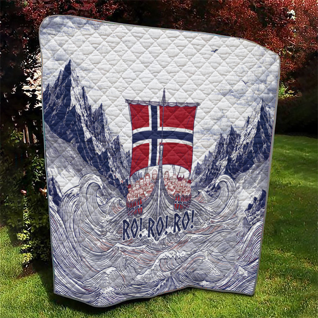 Norway Football Quilt Ro Ro Ro Viking Glory