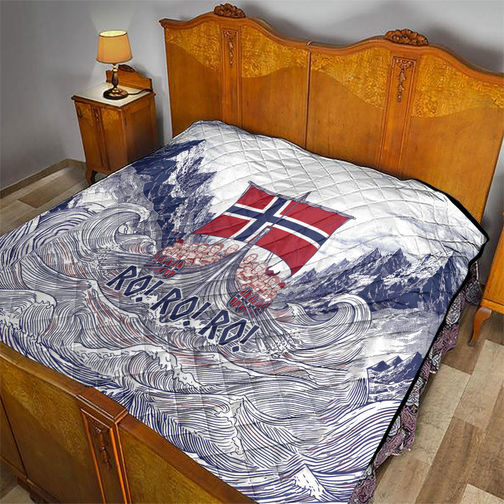 Norway Football Quilt Ro Ro Ro Viking Glory
