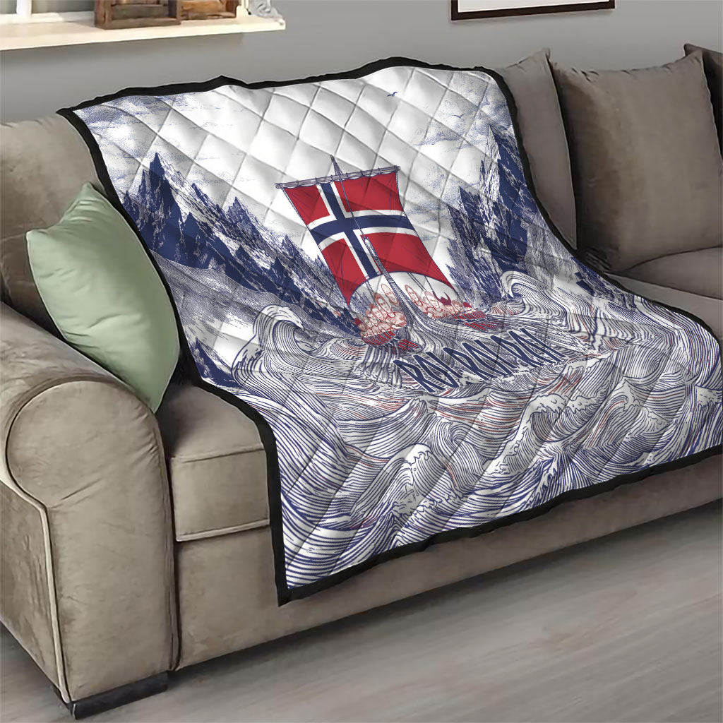 Norway Football Quilt Ro Ro Ro Viking Glory