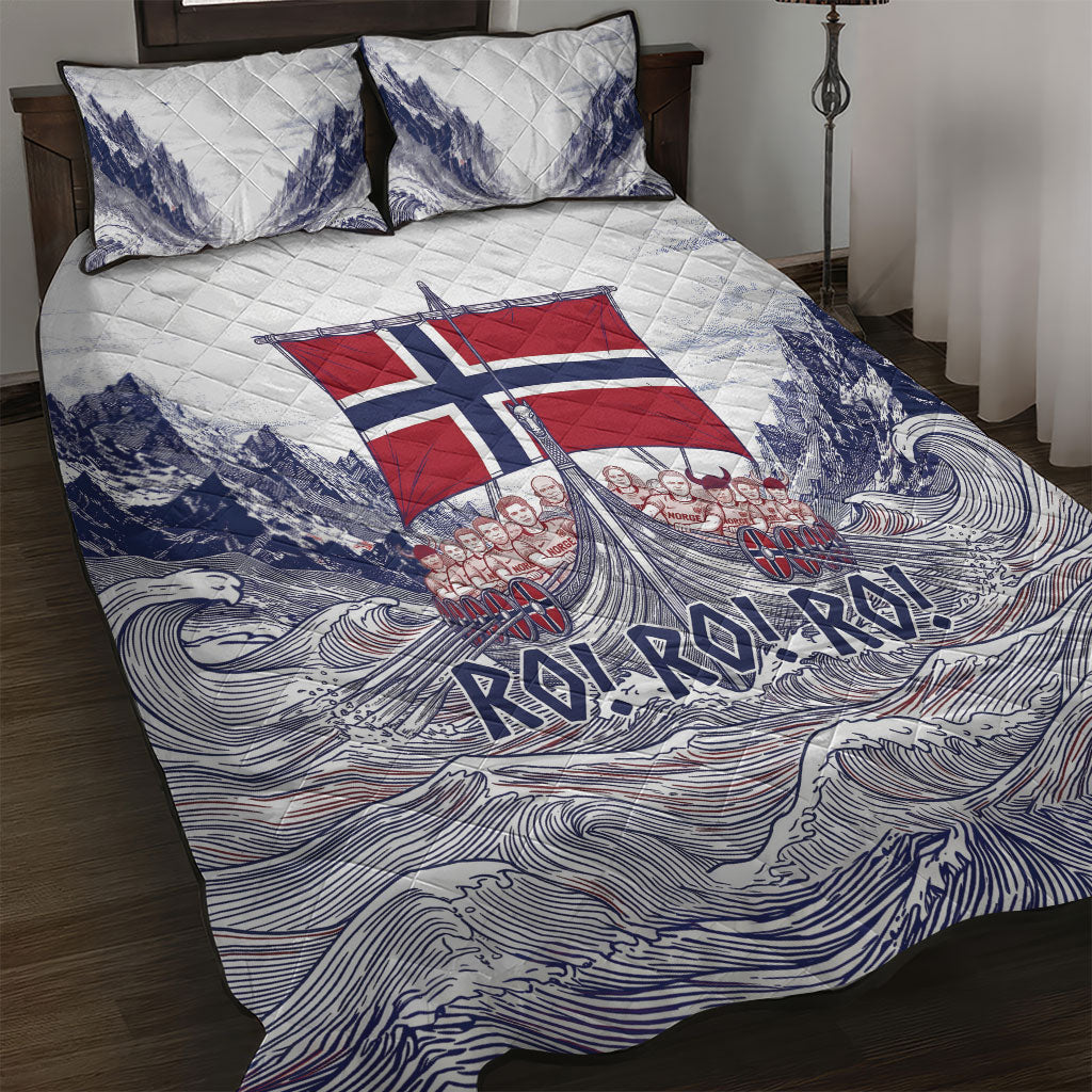 Norway Football Quilt Bed Set Ro Ro Ro Viking Glory