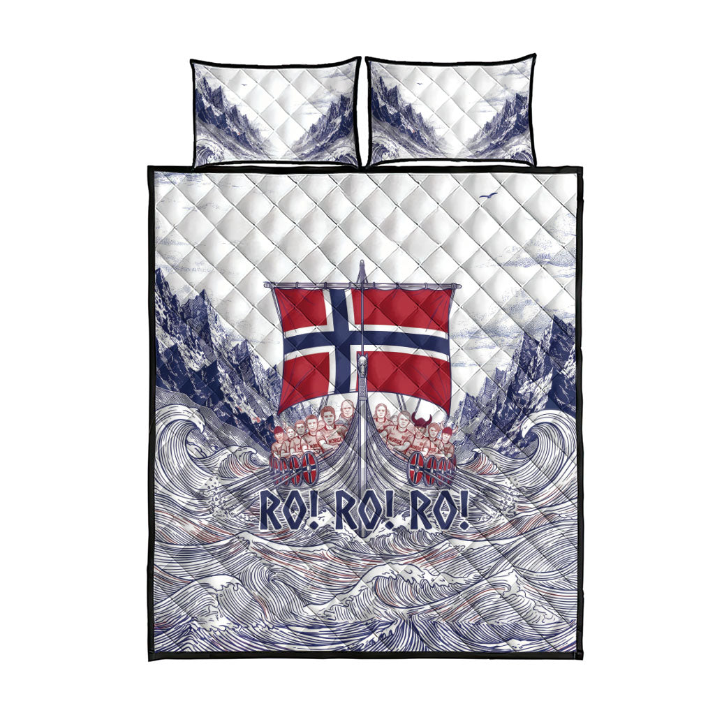 Norway Football Quilt Bed Set Ro Ro Ro Viking Glory