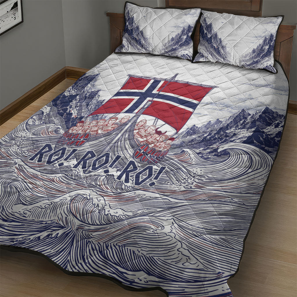 Norway Football Quilt Bed Set Ro Ro Ro Viking Glory