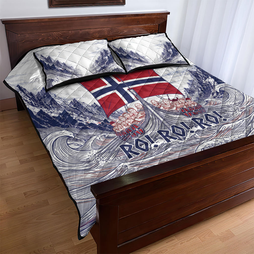 Norway Football Quilt Bed Set Ro Ro Ro Viking Glory
