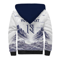 Custom Norway Football Sherpa Hoodie Ro Ro Ro Viking Glory