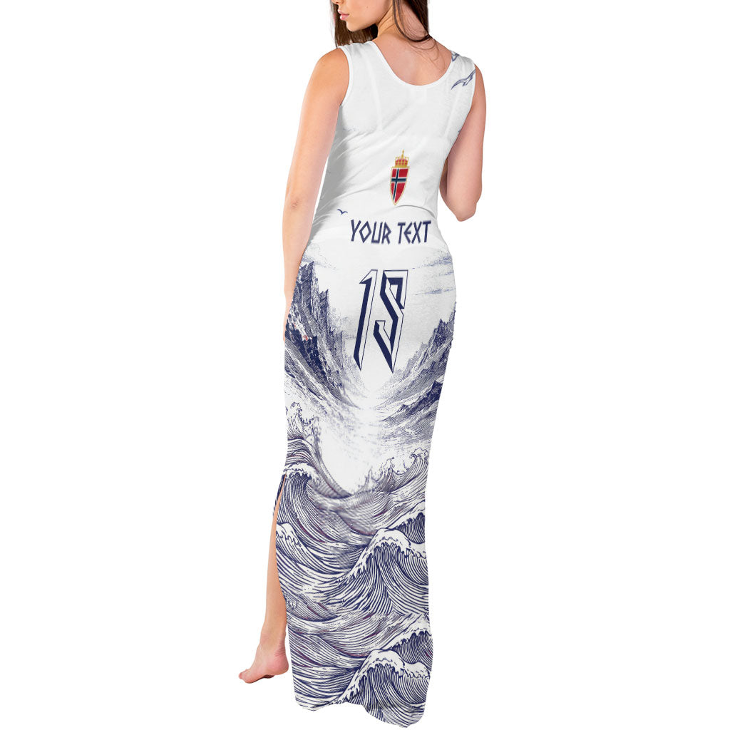 Custom Norway Football Tank Maxi Dress Ro Ro Ro Viking Glory
