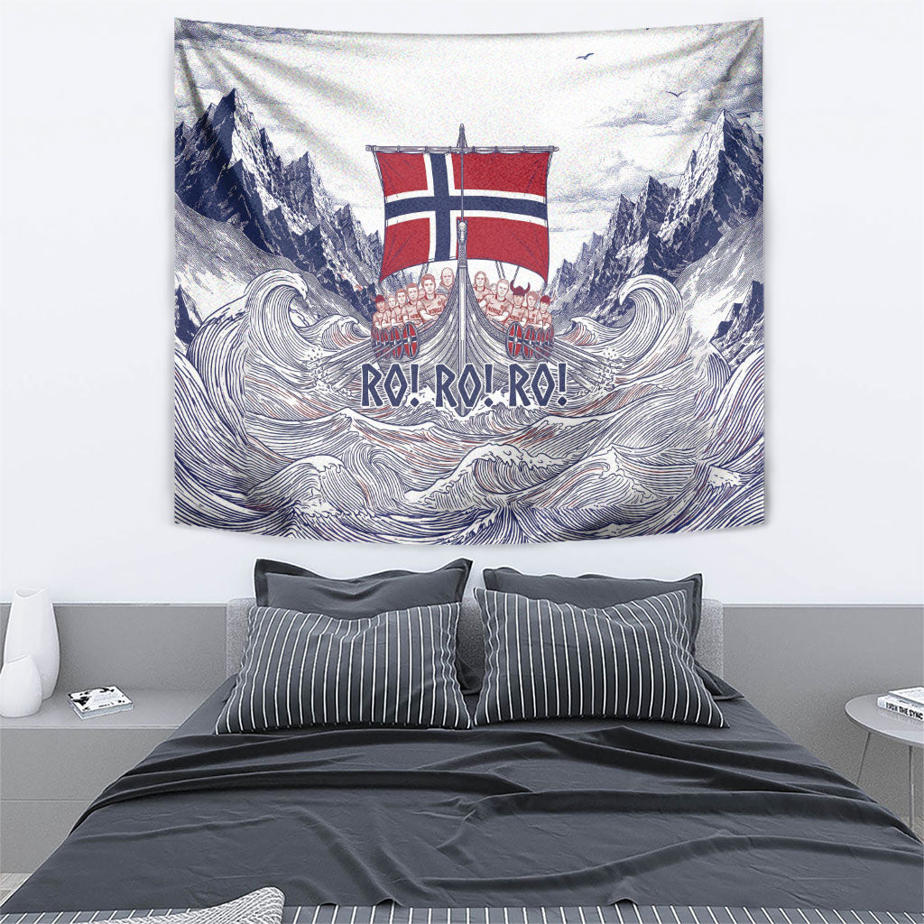 Norway Football Tapestry Ro Ro Ro Viking Glory