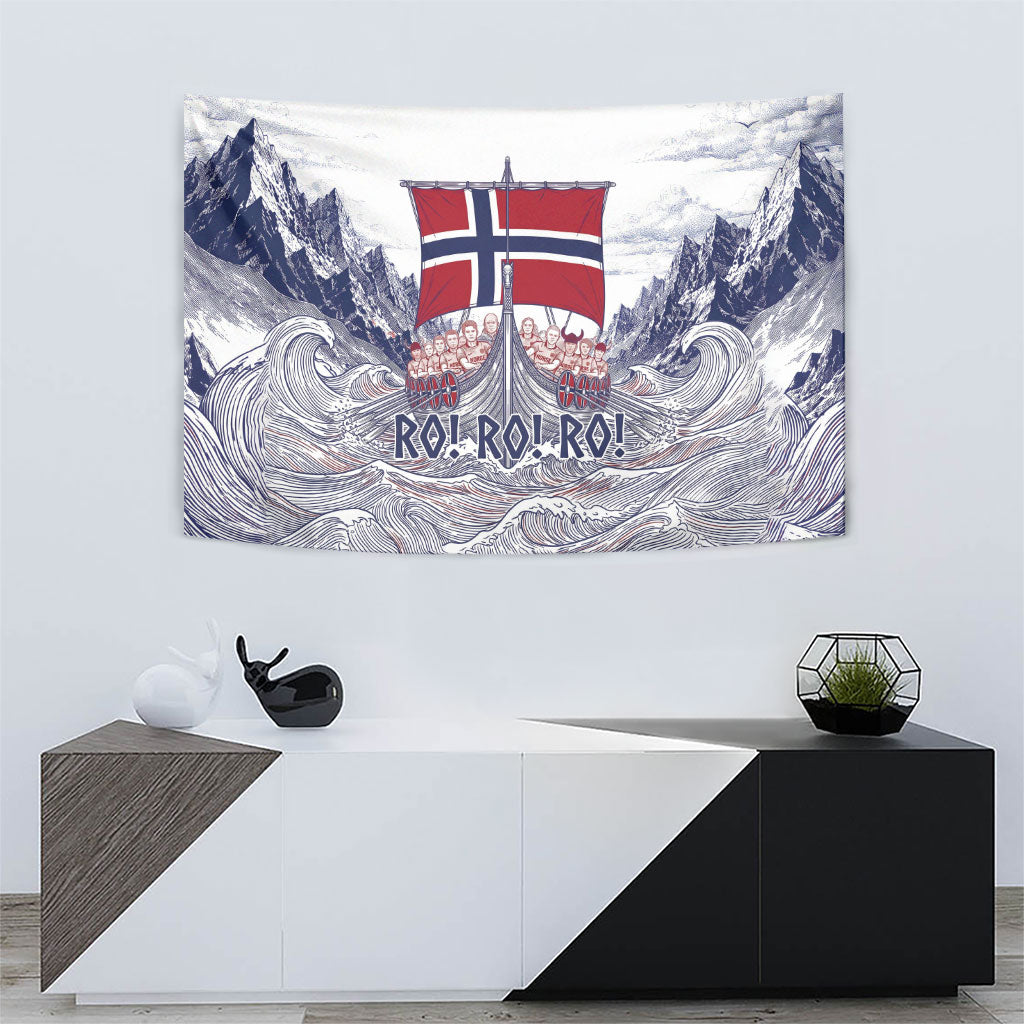 Norway Football Tapestry Ro Ro Ro Viking Glory