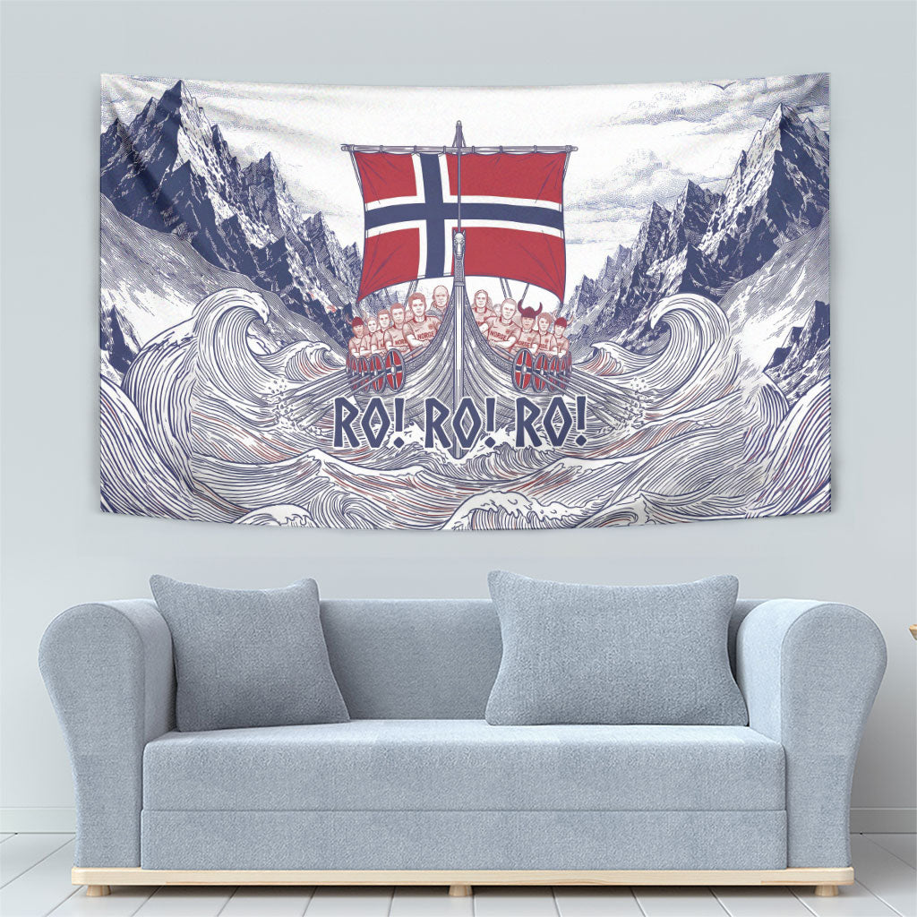 Norway Football Tapestry Ro Ro Ro Viking Glory