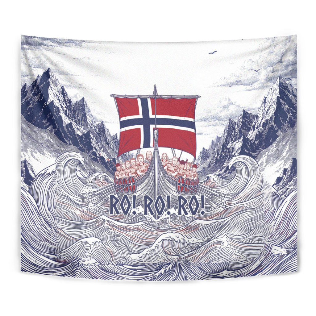 Norway Football Tapestry Ro Ro Ro Viking Glory