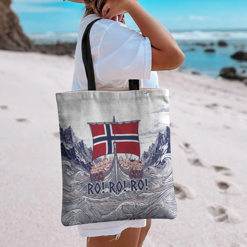 Norway Football Tote Bag Ro Ro Ro Viking Glory