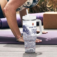 Custom Norway Football Tumbler With Handle Ro Ro Ro Viking Glory