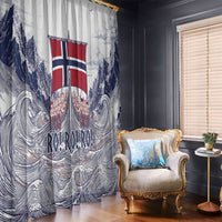 Norway Football Window Curtain Ro Ro Ro Viking Glory