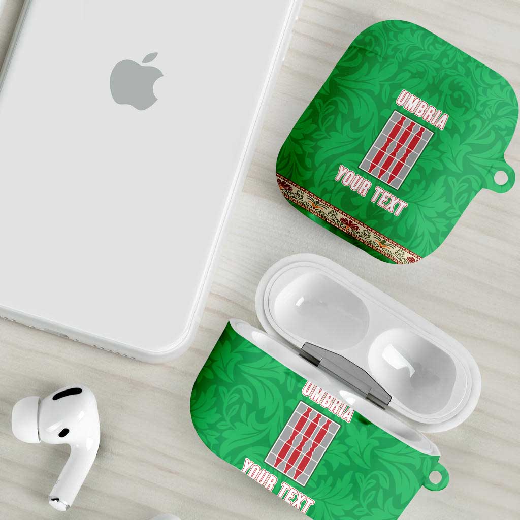 Personalized Italy Umbria AirPods Case Flag Style - Wonder Print Shop