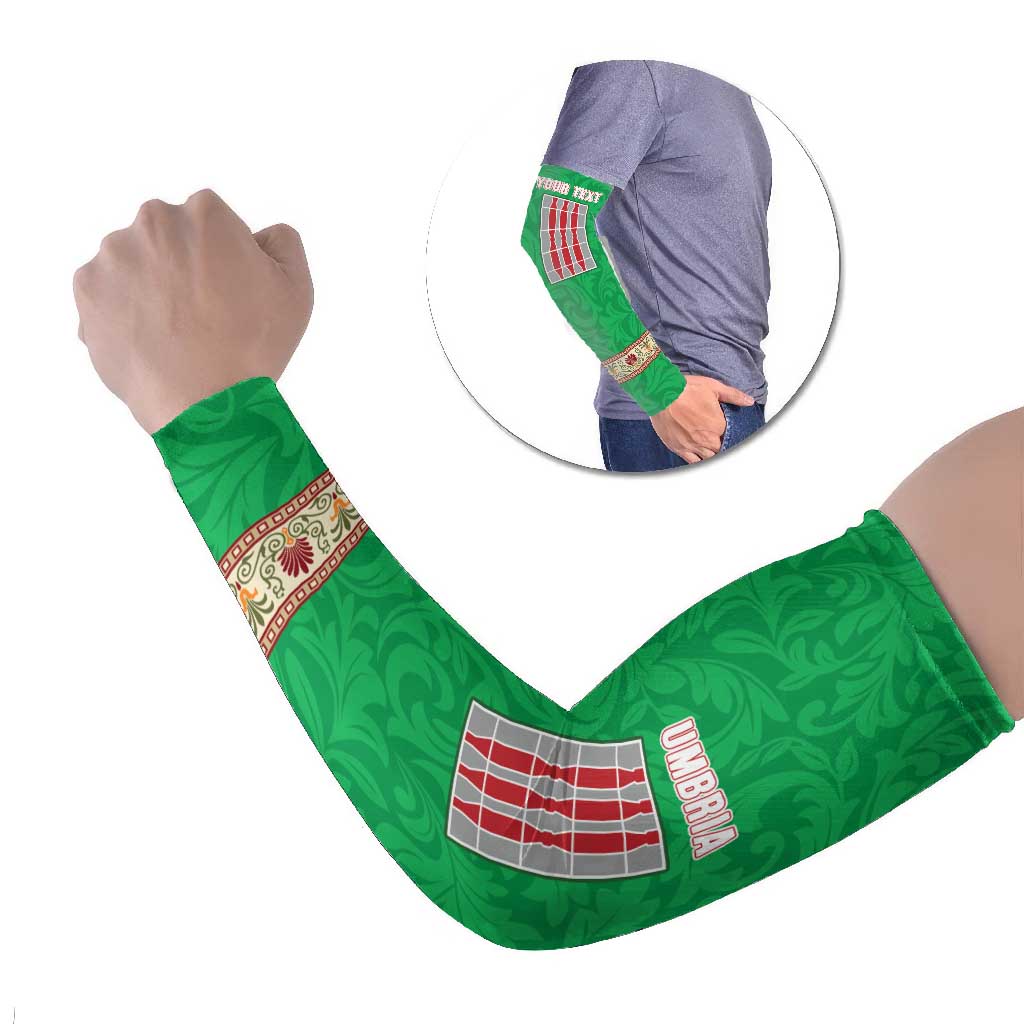 Personalized Italy Umbria Arm Sleeves Flag Style - Wonder Print Shop