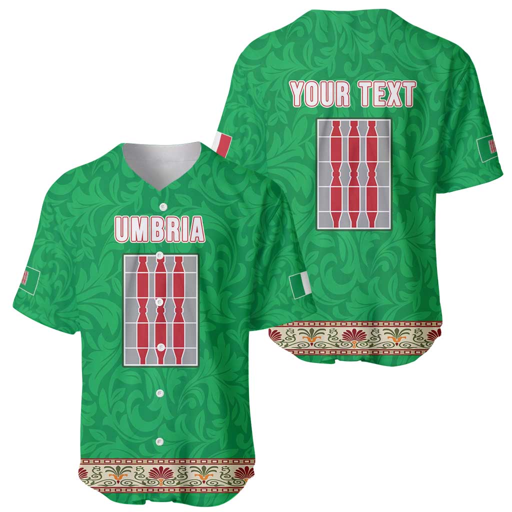 Personalized Italy Umbria Baseball Jersey Flag Style LT19