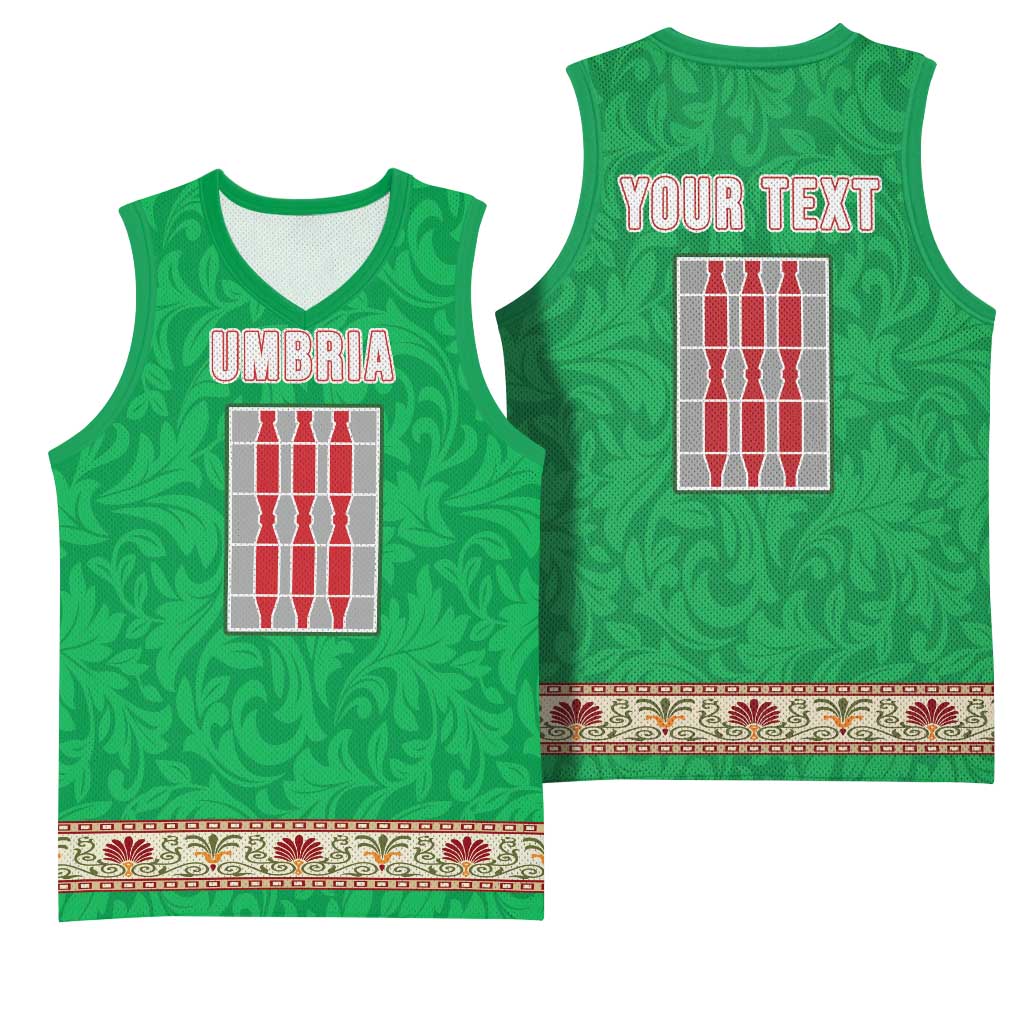 Personalized Italy Umbria Basketball Jersey Flag Style LT19