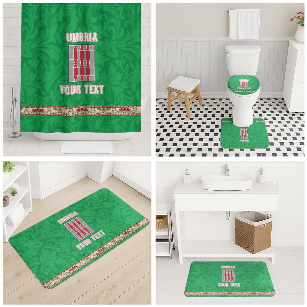 Personalized Italy Umbria Bathroom Set Flag Style - Wonder Print Shop