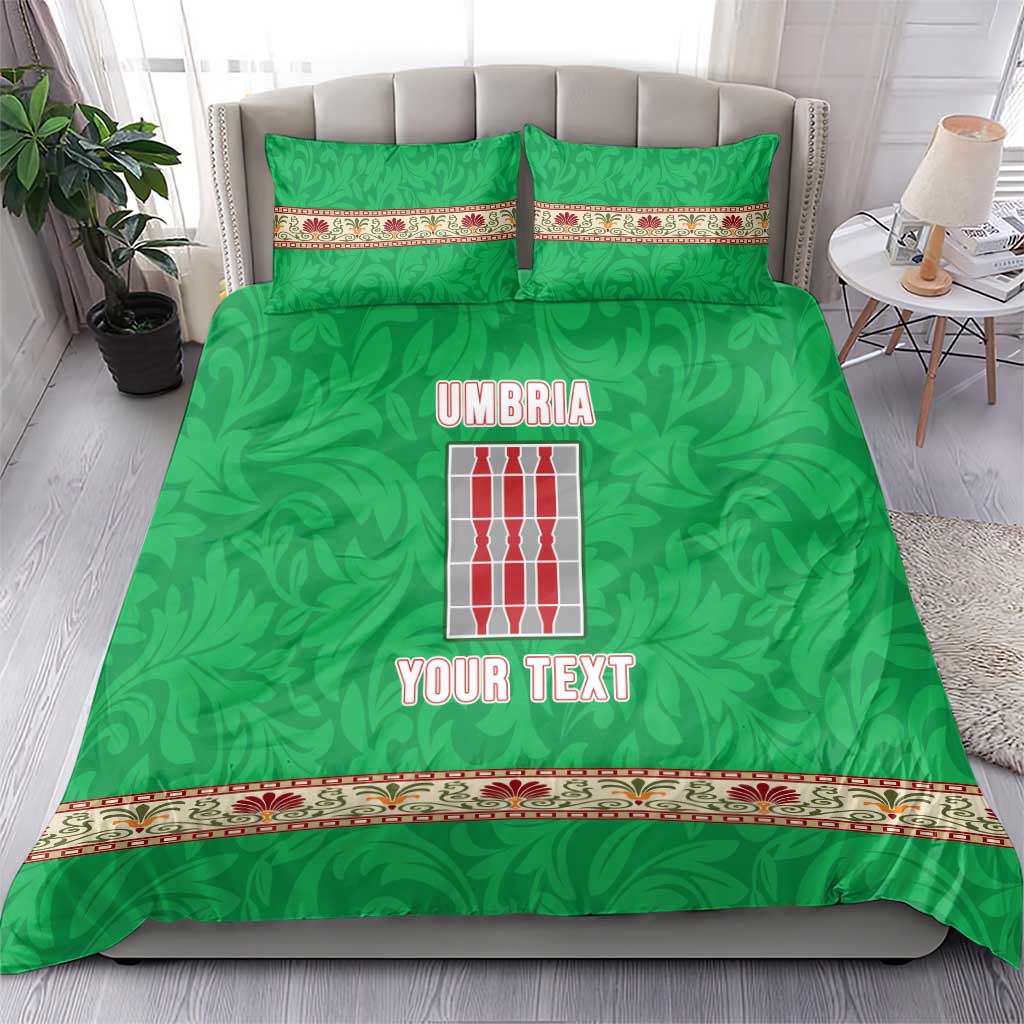 Personalized Italy Umbria Bedding Set Flag Style - Wonder Print Shop