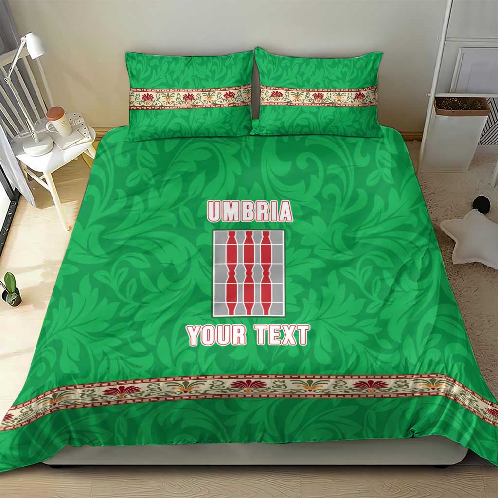 Personalized Italy Umbria Bedding Set Flag Style - Wonder Print Shop