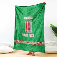 Personalized Italy Umbria Blanket Flag Style - Wonder Print Shop