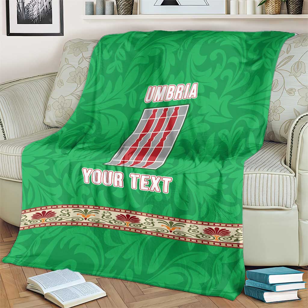 Personalized Italy Umbria Blanket Flag Style - Wonder Print Shop
