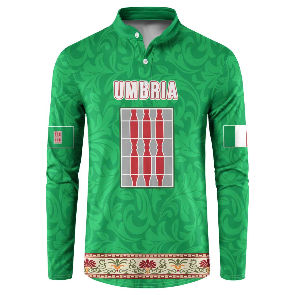 Personalized Italy Umbria Button Sweatshirt Flag Style LT19